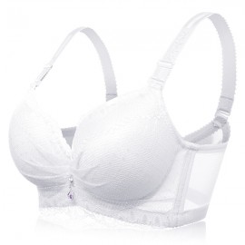 Deep Plunge Wireless Mid Thick Padded Push Up Sexy Bra