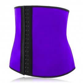 Plus Size Latex Front Hook Waist Trainer Shapewear