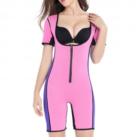 Front Zipper One Pieces Postpartum Recovery Bodysuit