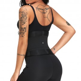 Double Fixed Waist Trainer Support Back Hourglass Body Shapewear