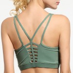 Beauty Back Cross Straps Quick Dry Shockproof Yoga Sports Bra